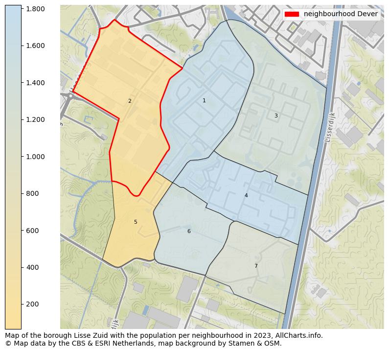 Map of the borough Lisse Zuid with the population per neighbourhood in 2023. This page shows a lot of information about residents (such as the distribution by age groups, family composition, gender, native or Dutch with an immigration background, ...), homes (numbers, types, price development, use, type of property, ...) and more (car ownership, energy consumption, ...) based on open data from the Dutch Central Bureau of Statistics and various other sources!