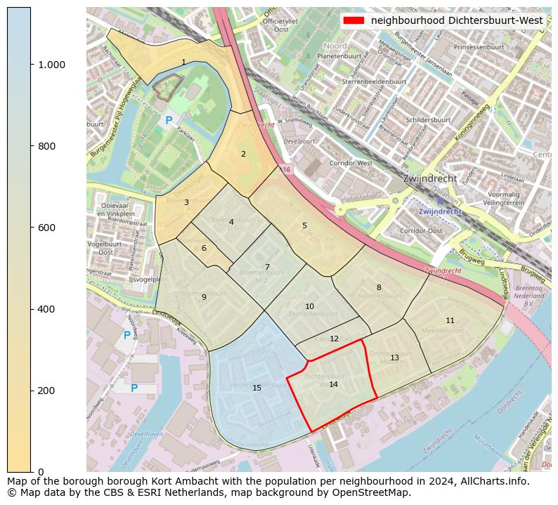 Image of the neighbourhood Dichtersbuurt-West at the map. This image is used as introduction to this page. This page shows a lot of information about the population in the neighbourhood Dichtersbuurt-West (such as the distribution by age groups of the residents, the composition of households, whether inhabitants are natives or Dutch with an immigration background, data about the houses (numbers, types, price development, use, type of property, ...) and more (car ownership, energy consumption, ...) based on open data from the Dutch Central Bureau of Statistics and various other sources!