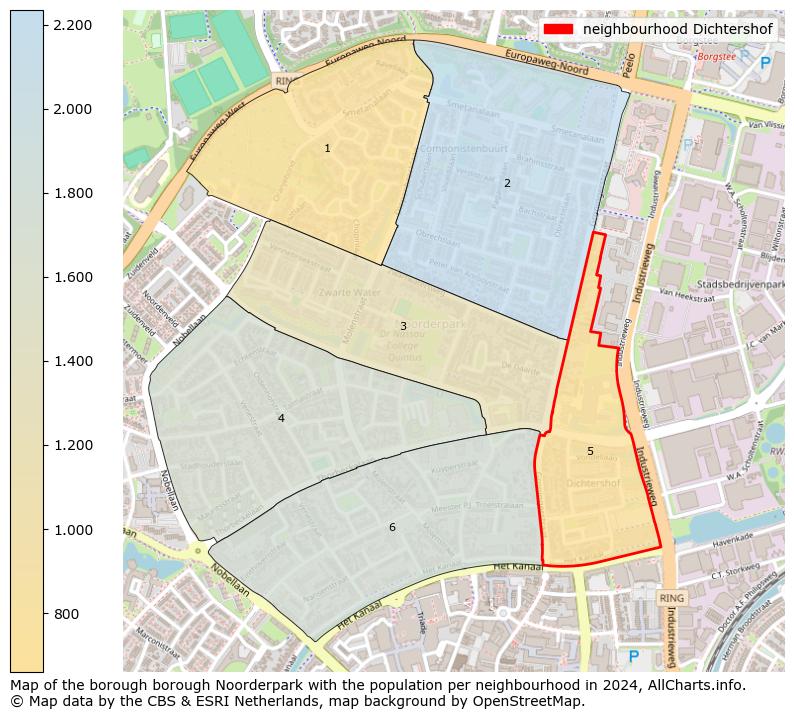 Image of the neighbourhood Dichtershof at the map. This image is used as introduction to this page. This page shows a lot of information about the population in the neighbourhood Dichtershof (such as the distribution by age groups of the residents, the composition of households, whether inhabitants are natives or Dutch with an immigration background, data about the houses (numbers, types, price development, use, type of property, ...) and more (car ownership, energy consumption, ...) based on open data from the Dutch Central Bureau of Statistics and various other sources!