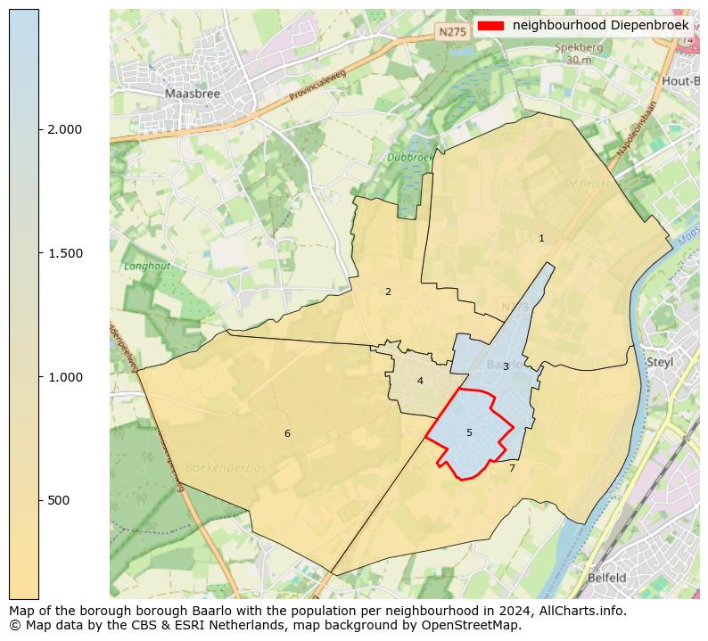 Image of the neighbourhood Diepenbroek at the map. This image is used as introduction to this page. This page shows a lot of information about the population in the neighbourhood Diepenbroek (such as the distribution by age groups of the residents, the composition of households, whether inhabitants are natives or Dutch with an immigration background, data about the houses (numbers, types, price development, use, type of property, ...) and more (car ownership, energy consumption, ...) based on open data from the Dutch Central Bureau of Statistics and various other sources!