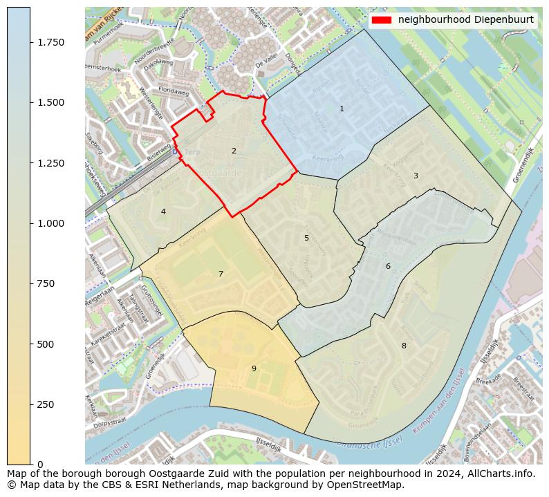 Image of the neighbourhood Diepenbuurt at the map. This image is used as introduction to this page. This page shows a lot of information about the population in the neighbourhood Diepenbuurt (such as the distribution by age groups of the residents, the composition of households, whether inhabitants are natives or Dutch with an immigration background, data about the houses (numbers, types, price development, use, type of property, ...) and more (car ownership, energy consumption, ...) based on open data from the Dutch Central Bureau of Statistics and various other sources!