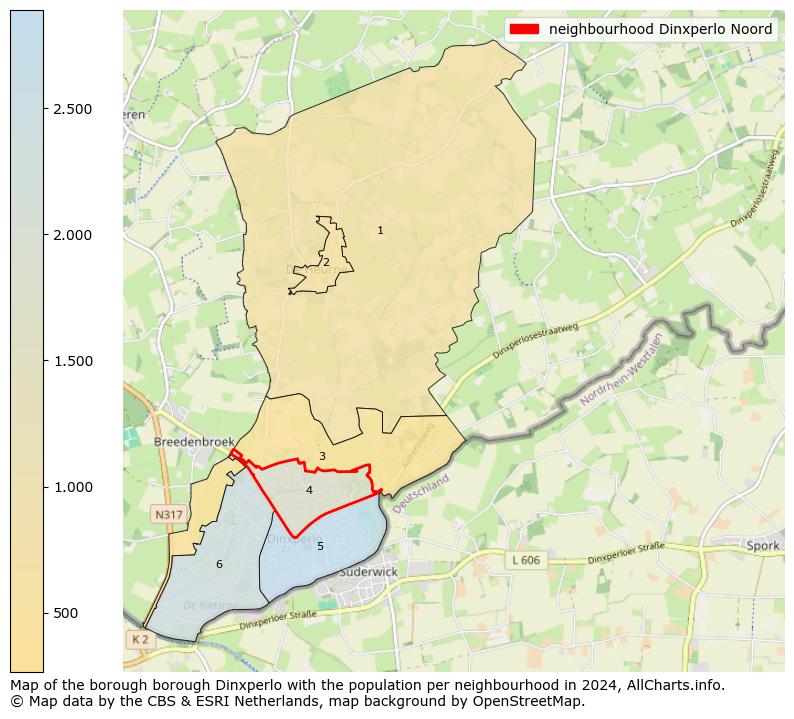 Image of the neighbourhood Dinxperlo Noord at the map. This image is used as introduction to this page. This page shows a lot of information about the population in the neighbourhood Dinxperlo Noord (such as the distribution by age groups of the residents, the composition of households, whether inhabitants are natives or Dutch with an immigration background, data about the houses (numbers, types, price development, use, type of property, ...) and more (car ownership, energy consumption, ...) based on open data from the Dutch Central Bureau of Statistics and various other sources!