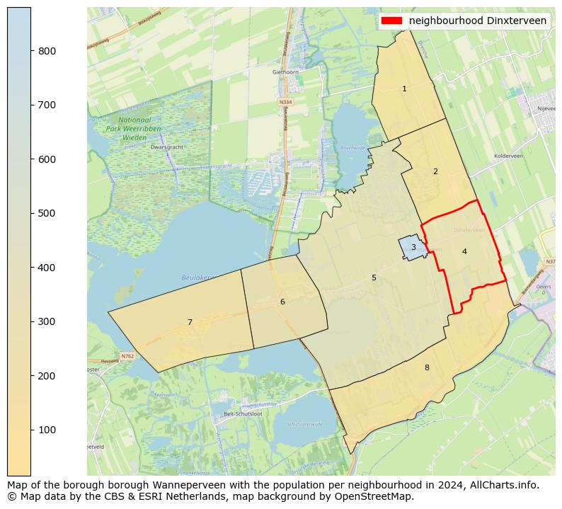 Image of the neighbourhood Dinxterveen at the map. This image is used as introduction to this page. This page shows a lot of information about the population in the neighbourhood Dinxterveen (such as the distribution by age groups of the residents, the composition of households, whether inhabitants are natives or Dutch with an immigration background, data about the houses (numbers, types, price development, use, type of property, ...) and more (car ownership, energy consumption, ...) based on open data from the Dutch Central Bureau of Statistics and various other sources!