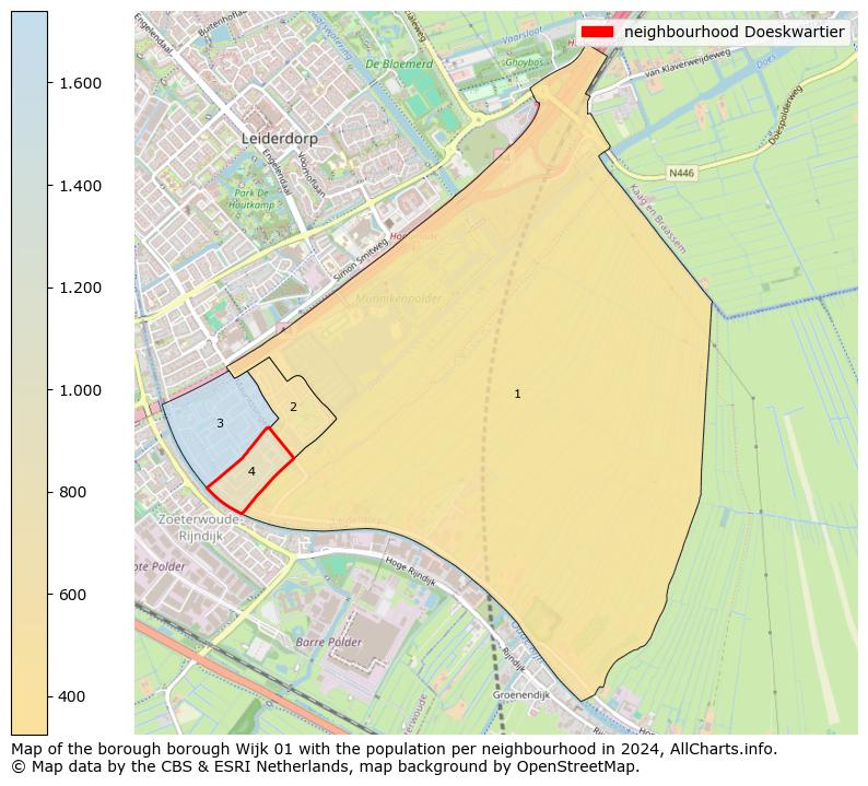 Image of the neighbourhood Doeskwartier at the map. This image is used as introduction to this page. This page shows a lot of information about the population in the neighbourhood Doeskwartier (such as the distribution by age groups of the residents, the composition of households, whether inhabitants are natives or Dutch with an immigration background, data about the houses (numbers, types, price development, use, type of property, ...) and more (car ownership, energy consumption, ...) based on open data from the Dutch Central Bureau of Statistics and various other sources!