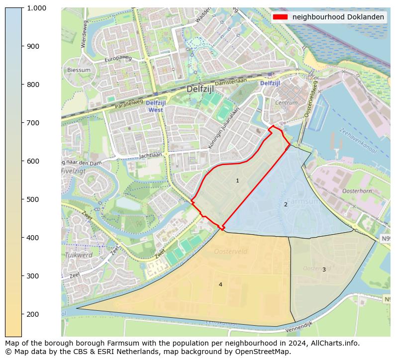 Image of the neighbourhood Doklanden at the map. This image is used as introduction to this page. This page shows a lot of information about the population in the neighbourhood Doklanden (such as the distribution by age groups of the residents, the composition of households, whether inhabitants are natives or Dutch with an immigration background, data about the houses (numbers, types, price development, use, type of property, ...) and more (car ownership, energy consumption, ...) based on open data from the Dutch Central Bureau of Statistics and various other sources!