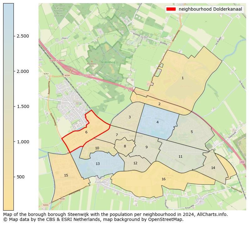 Image of the neighbourhood Dolderkanaal at the map. This image is used as introduction to this page. This page shows a lot of information about the population in the neighbourhood Dolderkanaal (such as the distribution by age groups of the residents, the composition of households, whether inhabitants are natives or Dutch with an immigration background, data about the houses (numbers, types, price development, use, type of property, ...) and more (car ownership, energy consumption, ...) based on open data from the Dutch Central Bureau of Statistics and various other sources!