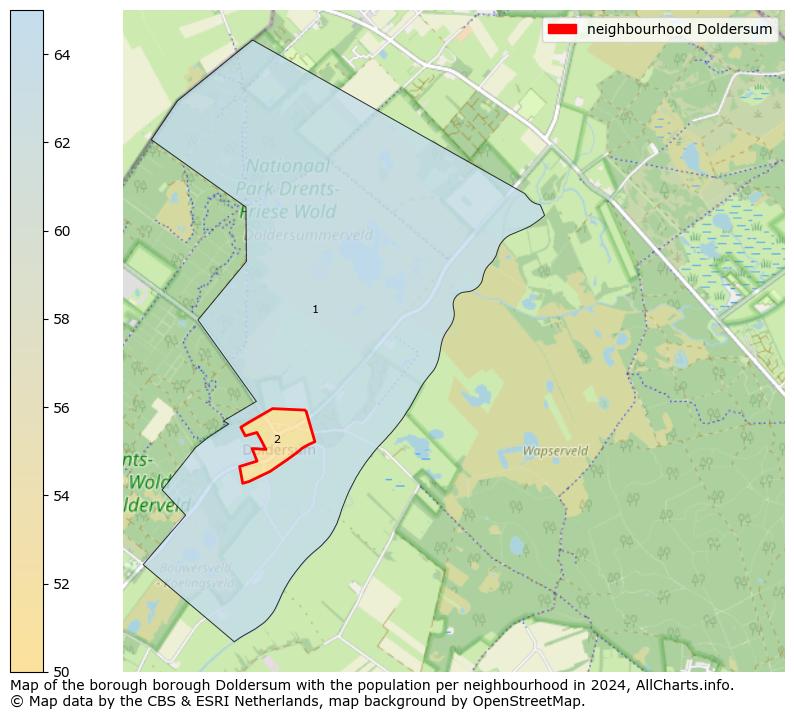 Image of the neighbourhood Doldersum at the map. This image is used as introduction to this page. This page shows a lot of information about the population in the neighbourhood Doldersum (such as the distribution by age groups of the residents, the composition of households, whether inhabitants are natives or Dutch with an immigration background, data about the houses (numbers, types, price development, use, type of property, ...) and more (car ownership, energy consumption, ...) based on open data from the Dutch Central Bureau of Statistics and various other sources!