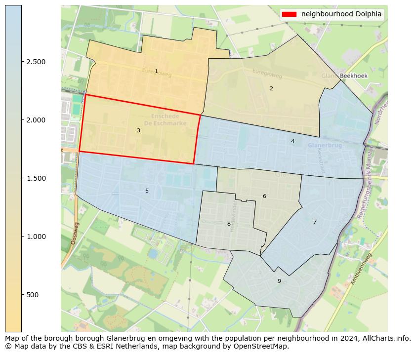 Image of the neighbourhood Dolphia at the map. This image is used as introduction to this page. This page shows a lot of information about the population in the neighbourhood Dolphia (such as the distribution by age groups of the residents, the composition of households, whether inhabitants are natives or Dutch with an immigration background, data about the houses (numbers, types, price development, use, type of property, ...) and more (car ownership, energy consumption, ...) based on open data from the Dutch Central Bureau of Statistics and various other sources!