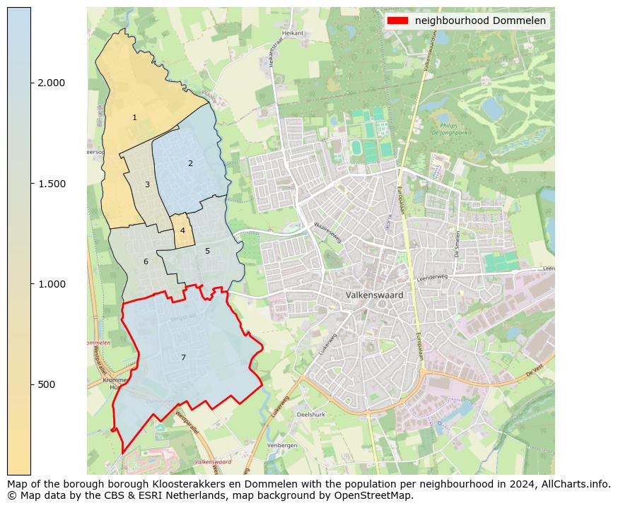 Image of the neighbourhood Dommelen at the map. This image is used as introduction to this page. This page shows a lot of information about the population in the neighbourhood Dommelen (such as the distribution by age groups of the residents, the composition of households, whether inhabitants are natives or Dutch with an immigration background, data about the houses (numbers, types, price development, use, type of property, ...) and more (car ownership, energy consumption, ...) based on open data from the Dutch Central Bureau of Statistics and various other sources!