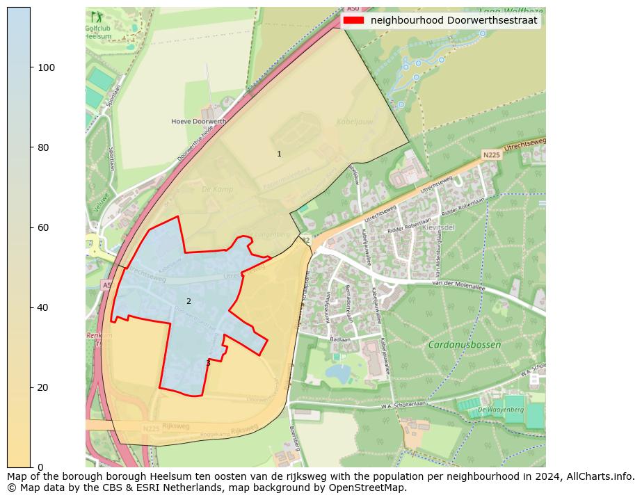 Image of the neighbourhood Doorwerthsestraat at the map. This image is used as introduction to this page. This page shows a lot of information about the population in the neighbourhood Doorwerthsestraat (such as the distribution by age groups of the residents, the composition of households, whether inhabitants are natives or Dutch with an immigration background, data about the houses (numbers, types, price development, use, type of property, ...) and more (car ownership, energy consumption, ...) based on open data from the Dutch Central Bureau of Statistics and various other sources!