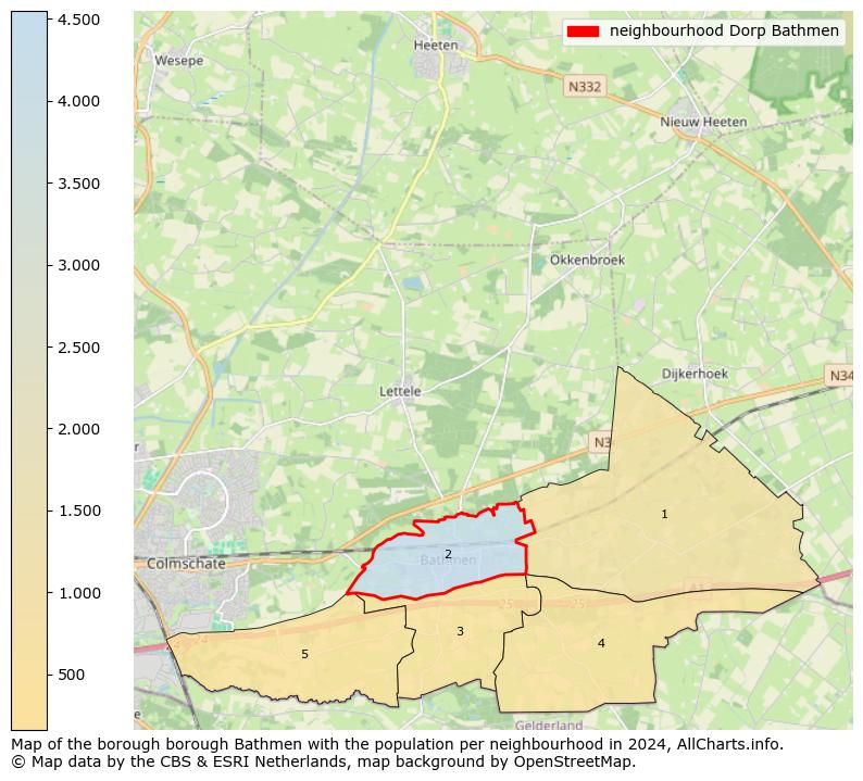 Image of the neighbourhood Dorp Bathmen at the map. This image is used as introduction to this page. This page shows a lot of information about the population in the neighbourhood Dorp Bathmen (such as the distribution by age groups of the residents, the composition of households, whether inhabitants are natives or Dutch with an immigration background, data about the houses (numbers, types, price development, use, type of property, ...) and more (car ownership, energy consumption, ...) based on open data from the Dutch Central Bureau of Statistics and various other sources!