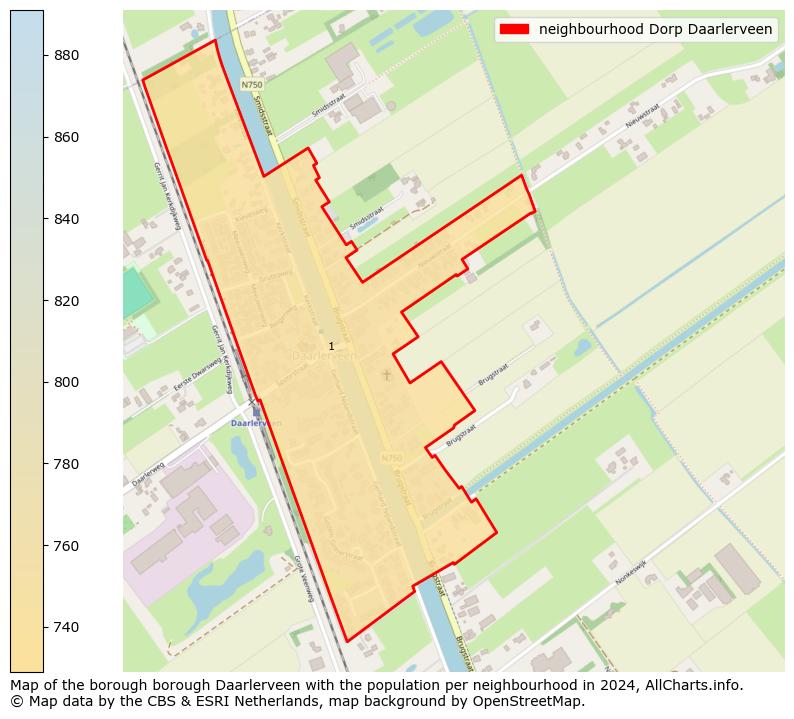 Image of the neighbourhood Dorp Daarlerveen at the map. This image is used as introduction to this page. This page shows a lot of information about the population in the neighbourhood Dorp Daarlerveen (such as the distribution by age groups of the residents, the composition of households, whether inhabitants are natives or Dutch with an immigration background, data about the houses (numbers, types, price development, use, type of property, ...) and more (car ownership, energy consumption, ...) based on open data from the Dutch Central Bureau of Statistics and various other sources!