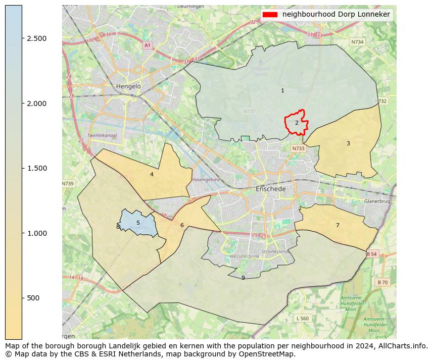 Image of the neighbourhood Dorp Lonneker at the map. This image is used as introduction to this page. This page shows a lot of information about the population in the neighbourhood Dorp Lonneker (such as the distribution by age groups of the residents, the composition of households, whether inhabitants are natives or Dutch with an immigration background, data about the houses (numbers, types, price development, use, type of property, ...) and more (car ownership, energy consumption, ...) based on open data from the Dutch Central Bureau of Statistics and various other sources!