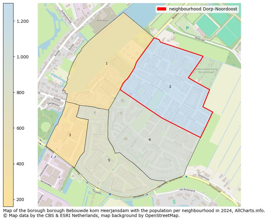 Image of the neighbourhood Dorp-Noordoost at the map. This image is used as introduction to this page. This page shows a lot of information about the population in the neighbourhood Dorp-Noordoost (such as the distribution by age groups of the residents, the composition of households, whether inhabitants are natives or Dutch with an immigration background, data about the houses (numbers, types, price development, use, type of property, ...) and more (car ownership, energy consumption, ...) based on open data from the Dutch Central Bureau of Statistics and various other sources!