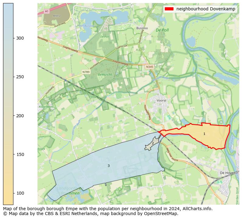 Image of the neighbourhood Dovenkamp at the map. This image is used as introduction to this page. This page shows a lot of information about the population in the neighbourhood Dovenkamp (such as the distribution by age groups of the residents, the composition of households, whether inhabitants are natives or Dutch with an immigration background, data about the houses (numbers, types, price development, use, type of property, ...) and more (car ownership, energy consumption, ...) based on open data from the Dutch Central Bureau of Statistics and various other sources!