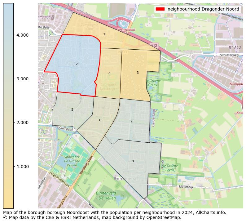 Image of the neighbourhood Dragonder Noord at the map. This image is used as introduction to this page. This page shows a lot of information about the population in the neighbourhood Dragonder Noord (such as the distribution by age groups of the residents, the composition of households, whether inhabitants are natives or Dutch with an immigration background, data about the houses (numbers, types, price development, use, type of property, ...) and more (car ownership, energy consumption, ...) based on open data from the Dutch Central Bureau of Statistics and various other sources!