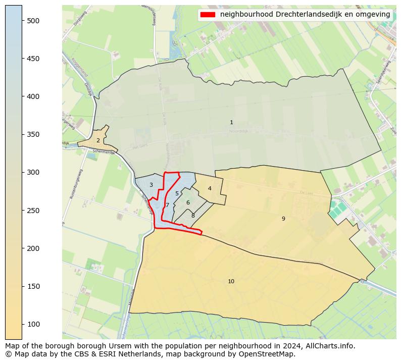 Image of the neighbourhood Drechterlandsedijk en omgeving at the map. This image is used as introduction to this page. This page shows a lot of information about the population in the neighbourhood Drechterlandsedijk en omgeving (such as the distribution by age groups of the residents, the composition of households, whether inhabitants are natives or Dutch with an immigration background, data about the houses (numbers, types, price development, use, type of property, ...) and more (car ownership, energy consumption, ...) based on open data from the Dutch Central Bureau of Statistics and various other sources!