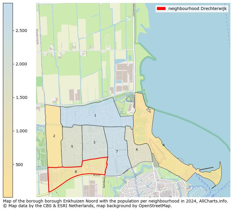 Image of the neighbourhood Drechterwijk at the map. This image is used as introduction to this page. This page shows a lot of information about the population in the neighbourhood Drechterwijk (such as the distribution by age groups of the residents, the composition of households, whether inhabitants are natives or Dutch with an immigration background, data about the houses (numbers, types, price development, use, type of property, ...) and more (car ownership, energy consumption, ...) based on open data from the Dutch Central Bureau of Statistics and various other sources!