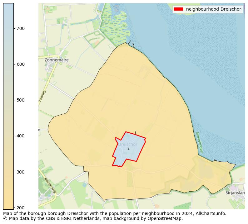 Image of the neighbourhood Dreischor at the map. This image is used as introduction to this page. This page shows a lot of information about the population in the neighbourhood Dreischor (such as the distribution by age groups of the residents, the composition of households, whether inhabitants are natives or Dutch with an immigration background, data about the houses (numbers, types, price development, use, type of property, ...) and more (car ownership, energy consumption, ...) based on open data from the Dutch Central Bureau of Statistics and various other sources!