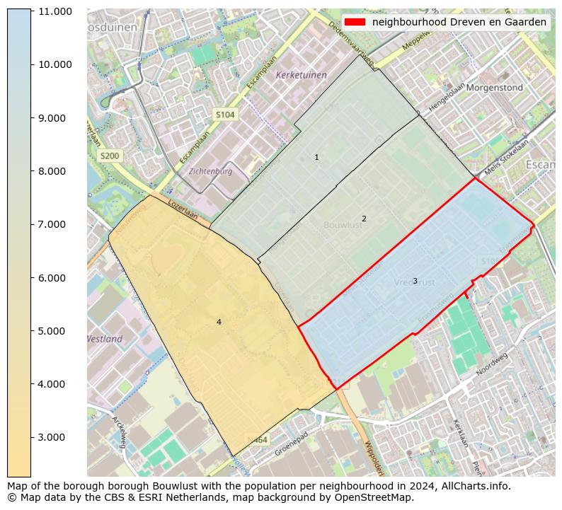 Image of the neighbourhood Dreven en Gaarden at the map. This image is used as introduction to this page. This page shows a lot of information about the population in the neighbourhood Dreven en Gaarden (such as the distribution by age groups of the residents, the composition of households, whether inhabitants are natives or Dutch with an immigration background, data about the houses (numbers, types, price development, use, type of property, ...) and more (car ownership, energy consumption, ...) based on open data from the Dutch Central Bureau of Statistics and various other sources!