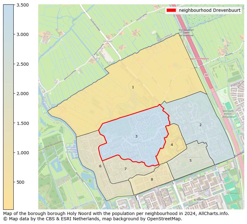 Image of the neighbourhood Drevenbuurt at the map. This image is used as introduction to this page. This page shows a lot of information about the population in the neighbourhood Drevenbuurt (such as the distribution by age groups of the residents, the composition of households, whether inhabitants are natives or Dutch with an immigration background, data about the houses (numbers, types, price development, use, type of property, ...) and more (car ownership, energy consumption, ...) based on open data from the Dutch Central Bureau of Statistics and various other sources!