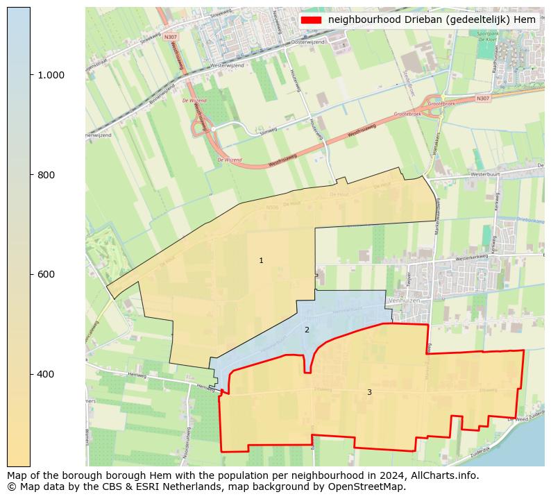 Image of the neighbourhood Drieban (gedeeltelijk) Hem at the map. This image is used as introduction to this page. This page shows a lot of information about the population in the neighbourhood Drieban (gedeeltelijk) Hem (such as the distribution by age groups of the residents, the composition of households, whether inhabitants are natives or Dutch with an immigration background, data about the houses (numbers, types, price development, use, type of property, ...) and more (car ownership, energy consumption, ...) based on open data from the Dutch Central Bureau of Statistics and various other sources!