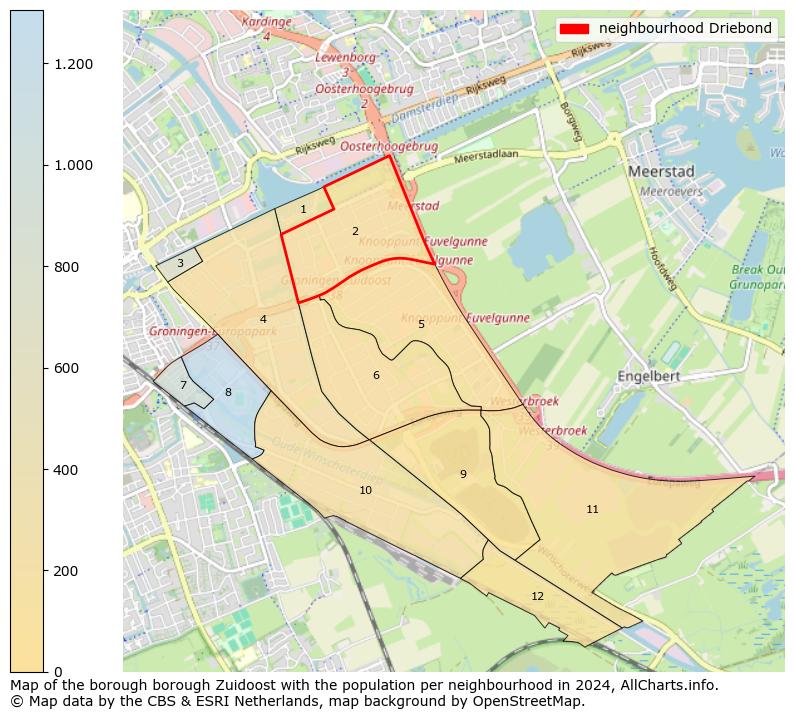 Image of the neighbourhood Driebond at the map. This image is used as introduction to this page. This page shows a lot of information about the population in the neighbourhood Driebond (such as the distribution by age groups of the residents, the composition of households, whether inhabitants are natives or Dutch with an immigration background, data about the houses (numbers, types, price development, use, type of property, ...) and more (car ownership, energy consumption, ...) based on open data from the Dutch Central Bureau of Statistics and various other sources!