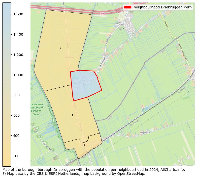 Image of the neighbourhood Driebruggen Kern at the map. This image is used as introduction to this page. This page shows a lot of information about the population in the neighbourhood Driebruggen Kern (such as the distribution by age groups of the residents, the composition of households, whether inhabitants are natives or Dutch with an immigration background, data about the houses (numbers, types, price development, use, type of property, ...) and more (car ownership, energy consumption, ...) based on open data from the Dutch Central Bureau of Statistics and various other sources!