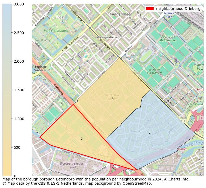 Image of the neighbourhood Drieburg at the map. This image is used as introduction to this page. This page shows a lot of information about the population in the neighbourhood Drieburg (such as the distribution by age groups of the residents, the composition of households, whether inhabitants are natives or Dutch with an immigration background, data about the houses (numbers, types, price development, use, type of property, ...) and more (car ownership, energy consumption, ...) based on open data from the Dutch Central Bureau of Statistics and various other sources!