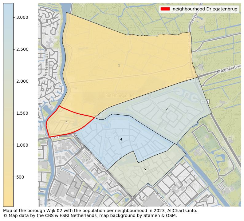 Map of the borough Wijk 02 with the population per neighbourhood in 2023. This page shows a lot of information about residents (such as the distribution by age groups, family composition, gender, native or Dutch with an immigration background, ...), homes (numbers, types, price development, use, type of property, ...) and more (car ownership, energy consumption, ...) based on open data from the Dutch Central Bureau of Statistics and various other sources!