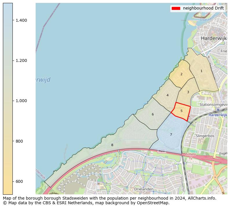 Image of the neighbourhood Drift at the map. This image is used as introduction to this page. This page shows a lot of information about the population in the neighbourhood Drift (such as the distribution by age groups of the residents, the composition of households, whether inhabitants are natives or Dutch with an immigration background, data about the houses (numbers, types, price development, use, type of property, ...) and more (car ownership, energy consumption, ...) based on open data from the Dutch Central Bureau of Statistics and various other sources!