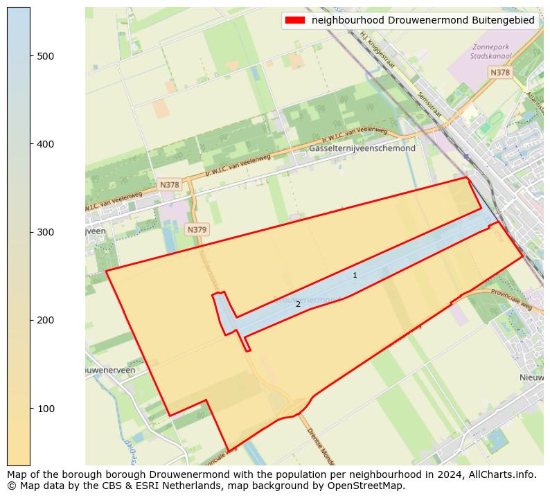 Image of the neighbourhood Drouwenermond Buitengebied at the map. This image is used as introduction to this page. This page shows a lot of information about the population in the neighbourhood Drouwenermond Buitengebied (such as the distribution by age groups of the residents, the composition of households, whether inhabitants are natives or Dutch with an immigration background, data about the houses (numbers, types, price development, use, type of property, ...) and more (car ownership, energy consumption, ...) based on open data from the Dutch Central Bureau of Statistics and various other sources!