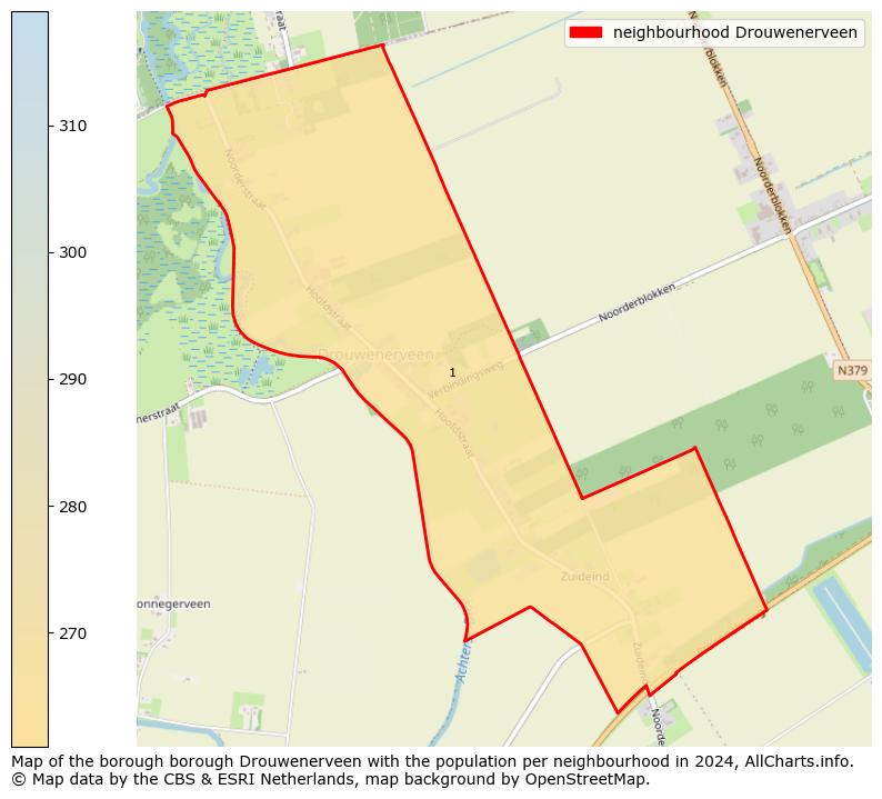 Image of the neighbourhood Drouwenerveen at the map. This image is used as introduction to this page. This page shows a lot of information about the population in the neighbourhood Drouwenerveen (such as the distribution by age groups of the residents, the composition of households, whether inhabitants are natives or Dutch with an immigration background, data about the houses (numbers, types, price development, use, type of property, ...) and more (car ownership, energy consumption, ...) based on open data from the Dutch Central Bureau of Statistics and various other sources!