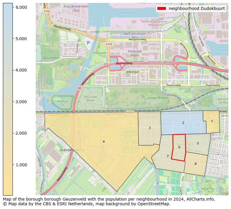 Image of the neighbourhood Dudokbuurt at the map. This image is used as introduction to this page. This page shows a lot of information about the population in the neighbourhood Dudokbuurt (such as the distribution by age groups of the residents, the composition of households, whether inhabitants are natives or Dutch with an immigration background, data about the houses (numbers, types, price development, use, type of property, ...) and more (car ownership, energy consumption, ...) based on open data from the Dutch Central Bureau of Statistics and various other sources!