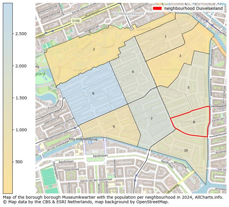 Image of the neighbourhood Duivelseiland at the map. This image is used as introduction to this page. This page shows a lot of information about the population in the neighbourhood Duivelseiland (such as the distribution by age groups of the residents, the composition of households, whether inhabitants are natives or Dutch with an immigration background, data about the houses (numbers, types, price development, use, type of property, ...) and more (car ownership, energy consumption, ...) based on open data from the Dutch Central Bureau of Statistics and various other sources!