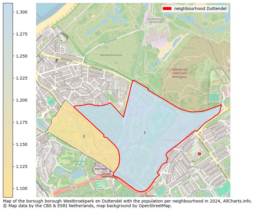 Image of the neighbourhood Duttendel at the map. This image is used as introduction to this page. This page shows a lot of information about the population in the neighbourhood Duttendel (such as the distribution by age groups of the residents, the composition of households, whether inhabitants are natives or Dutch with an immigration background, data about the houses (numbers, types, price development, use, type of property, ...) and more (car ownership, energy consumption, ...) based on open data from the Dutch Central Bureau of Statistics and various other sources!