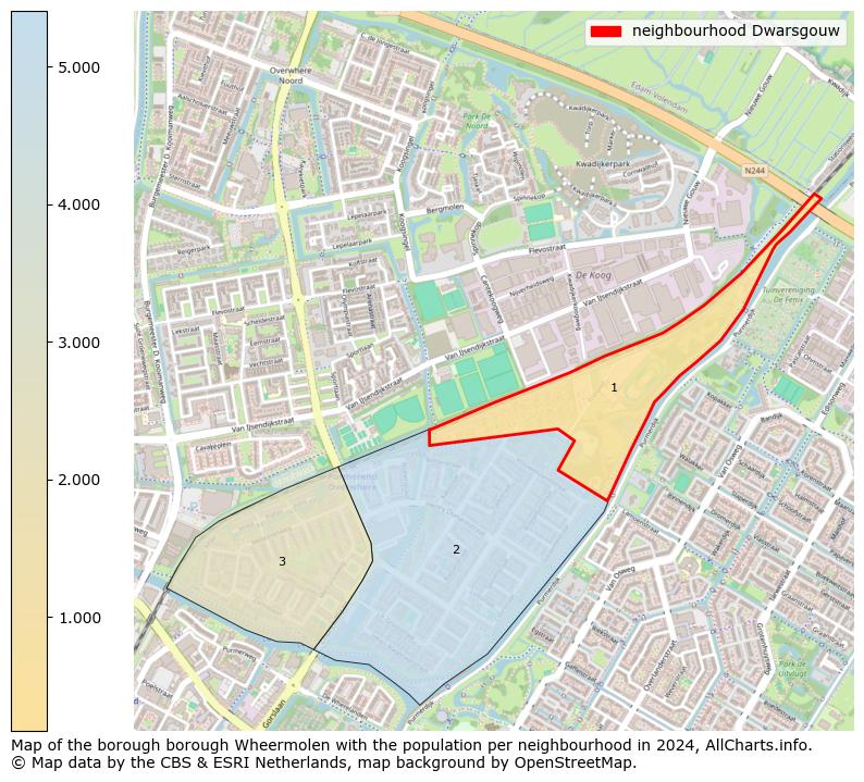 Image of the neighbourhood Dwarsgouw at the map. This image is used as introduction to this page. This page shows a lot of information about the population in the neighbourhood Dwarsgouw (such as the distribution by age groups of the residents, the composition of households, whether inhabitants are natives or Dutch with an immigration background, data about the houses (numbers, types, price development, use, type of property, ...) and more (car ownership, energy consumption, ...) based on open data from the Dutch Central Bureau of Statistics and various other sources!