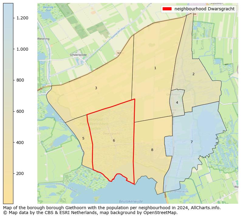 Image of the neighbourhood Dwarsgracht at the map. This image is used as introduction to this page. This page shows a lot of information about the population in the neighbourhood Dwarsgracht (such as the distribution by age groups of the residents, the composition of households, whether inhabitants are natives or Dutch with an immigration background, data about the houses (numbers, types, price development, use, type of property, ...) and more (car ownership, energy consumption, ...) based on open data from the Dutch Central Bureau of Statistics and various other sources!