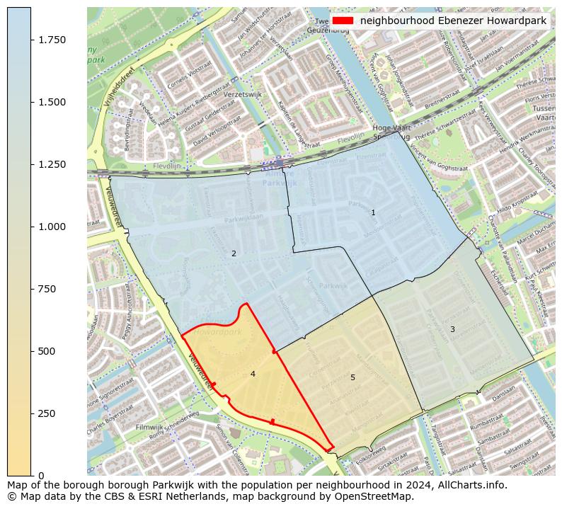 Image of the neighbourhood Ebenezer Howardpark at the map. This image is used as introduction to this page. This page shows a lot of information about the population in the neighbourhood Ebenezer Howardpark (such as the distribution by age groups of the residents, the composition of households, whether inhabitants are natives or Dutch with an immigration background, data about the houses (numbers, types, price development, use, type of property, ...) and more (car ownership, energy consumption, ...) based on open data from the Dutch Central Bureau of Statistics and various other sources!