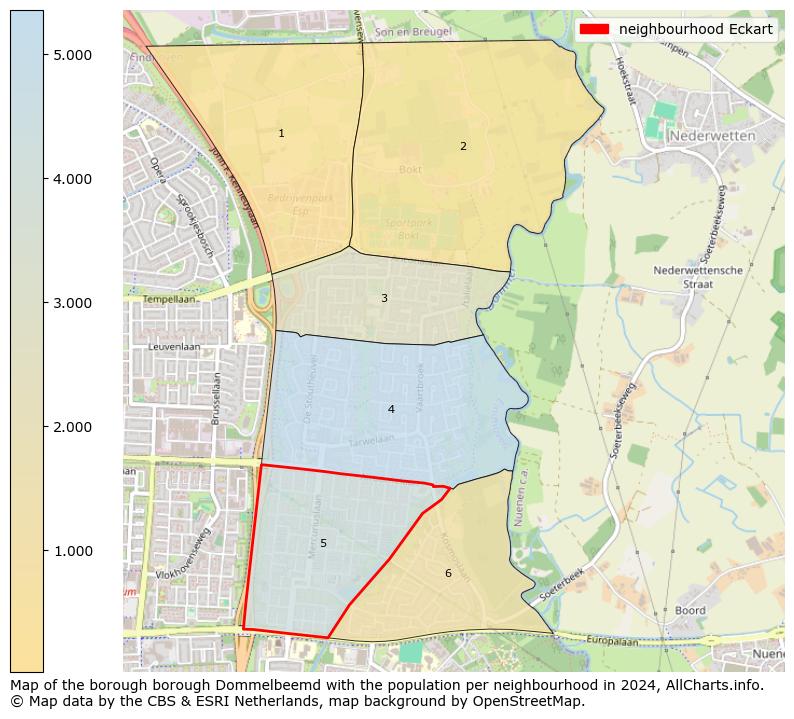 Image of the neighbourhood Eckart at the map. This image is used as introduction to this page. This page shows a lot of information about the population in the neighbourhood Eckart (such as the distribution by age groups of the residents, the composition of households, whether inhabitants are natives or Dutch with an immigration background, data about the houses (numbers, types, price development, use, type of property, ...) and more (car ownership, energy consumption, ...) based on open data from the Dutch Central Bureau of Statistics and various other sources!