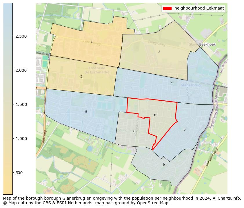 Image of the neighbourhood Eekmaat at the map. This image is used as introduction to this page. This page shows a lot of information about the population in the neighbourhood Eekmaat (such as the distribution by age groups of the residents, the composition of households, whether inhabitants are natives or Dutch with an immigration background, data about the houses (numbers, types, price development, use, type of property, ...) and more (car ownership, energy consumption, ...) based on open data from the Dutch Central Bureau of Statistics and various other sources!