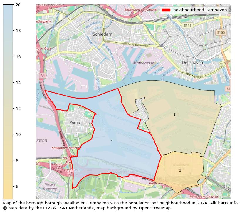 Image of the neighbourhood Eemhaven at the map. This image is used as introduction to this page. This page shows a lot of information about the population in the neighbourhood Eemhaven (such as the distribution by age groups of the residents, the composition of households, whether inhabitants are natives or Dutch with an immigration background, data about the houses (numbers, types, price development, use, type of property, ...) and more (car ownership, energy consumption, ...) based on open data from the Dutch Central Bureau of Statistics and various other sources!