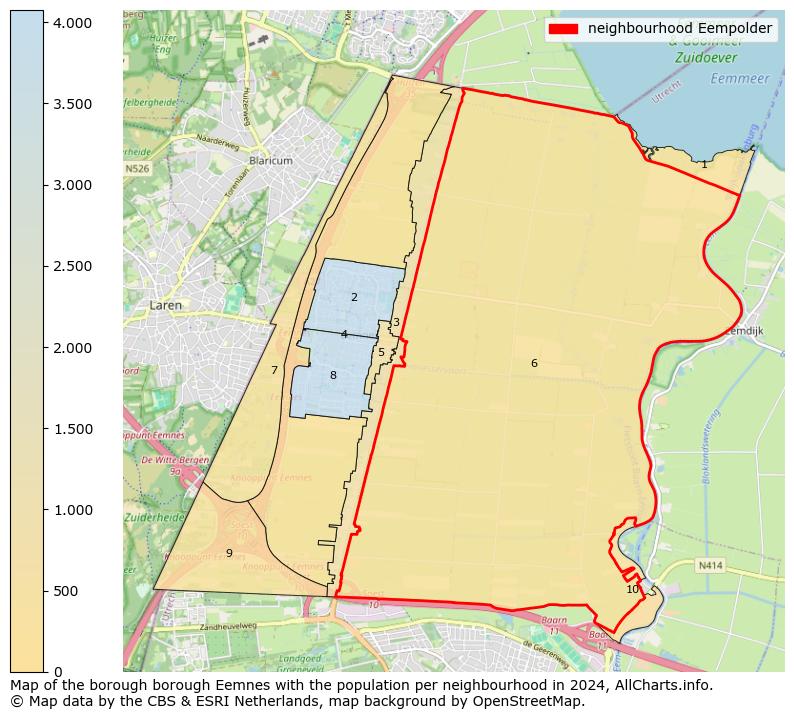 Image of the neighbourhood Eempolder at the map. This image is used as introduction to this page. This page shows a lot of information about the population in the neighbourhood Eempolder (such as the distribution by age groups of the residents, the composition of households, whether inhabitants are natives or Dutch with an immigration background, data about the houses (numbers, types, price development, use, type of property, ...) and more (car ownership, energy consumption, ...) based on open data from the Dutch Central Bureau of Statistics and various other sources!