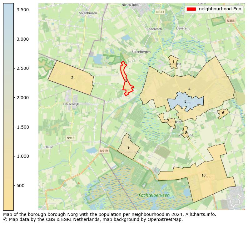 Image of the neighbourhood Een at the map. This image is used as introduction to this page. This page shows a lot of information about the population in the neighbourhood Een (such as the distribution by age groups of the residents, the composition of households, whether inhabitants are natives or Dutch with an immigration background, data about the houses (numbers, types, price development, use, type of property, ...) and more (car ownership, energy consumption, ...) based on open data from the Dutch Central Bureau of Statistics and various other sources!