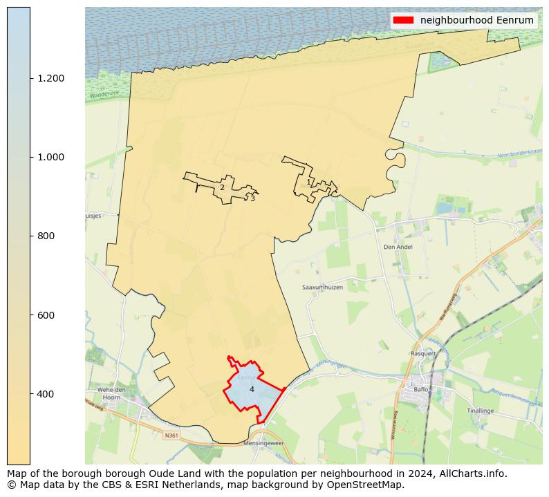 Image of the neighbourhood Eenrum at the map. This image is used as introduction to this page. This page shows a lot of information about the population in the neighbourhood Eenrum (such as the distribution by age groups of the residents, the composition of households, whether inhabitants are natives or Dutch with an immigration background, data about the houses (numbers, types, price development, use, type of property, ...) and more (car ownership, energy consumption, ...) based on open data from the Dutch Central Bureau of Statistics and various other sources!