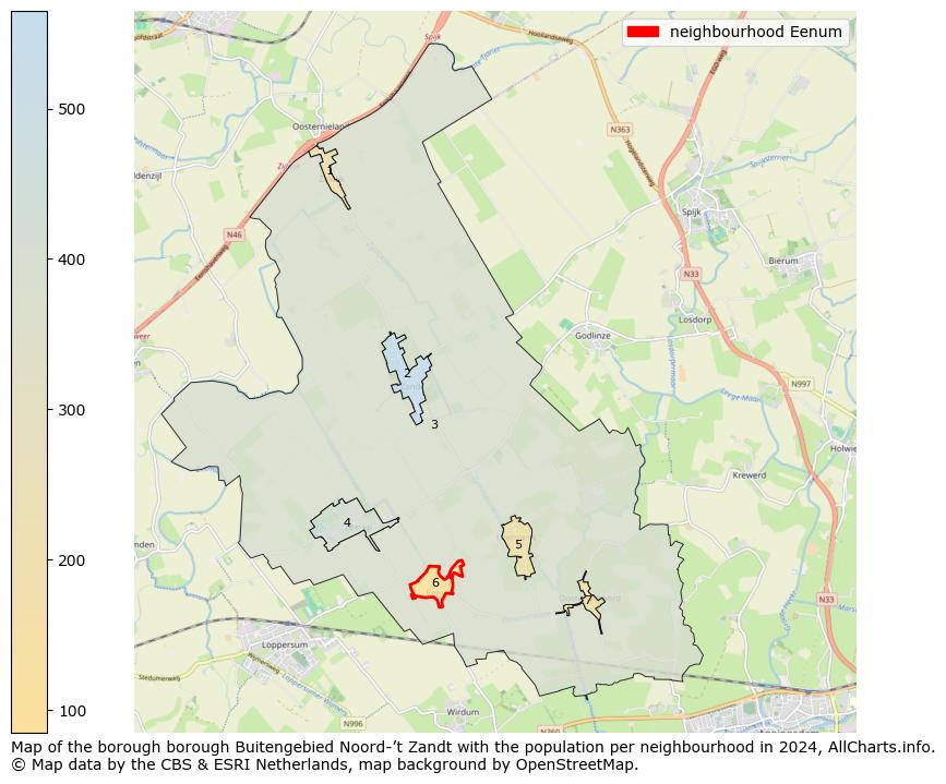 Image of the neighbourhood Eenum at the map. This image is used as introduction to this page. This page shows a lot of information about the population in the neighbourhood Eenum (such as the distribution by age groups of the residents, the composition of households, whether inhabitants are natives or Dutch with an immigration background, data about the houses (numbers, types, price development, use, type of property, ...) and more (car ownership, energy consumption, ...) based on open data from the Dutch Central Bureau of Statistics and various other sources!