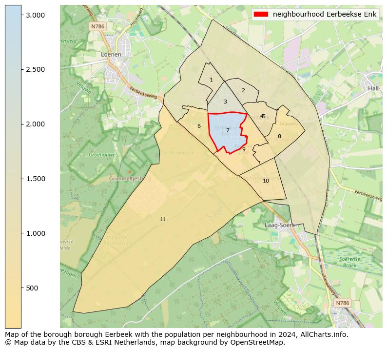 Image of the neighbourhood Eerbeekse Enk at the map. This image is used as introduction to this page. This page shows a lot of information about the population in the neighbourhood Eerbeekse Enk (such as the distribution by age groups of the residents, the composition of households, whether inhabitants are natives or Dutch with an immigration background, data about the houses (numbers, types, price development, use, type of property, ...) and more (car ownership, energy consumption, ...) based on open data from the Dutch Central Bureau of Statistics and various other sources!