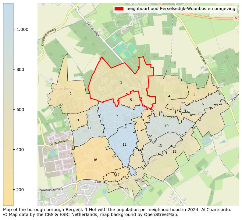 Image of the neighbourhood Eerselsedijk-Woonbos en omgeving at the map. This image is used as introduction to this page. This page shows a lot of information about the population in the neighbourhood Eerselsedijk-Woonbos en omgeving (such as the distribution by age groups of the residents, the composition of households, whether inhabitants are natives or Dutch with an immigration background, data about the houses (numbers, types, price development, use, type of property, ...) and more (car ownership, energy consumption, ...) based on open data from the Dutch Central Bureau of Statistics and various other sources!