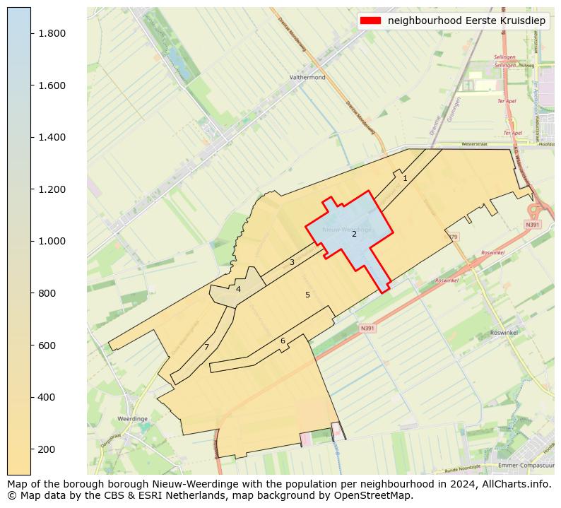 Image of the neighbourhood Eerste Kruisdiep at the map. This image is used as introduction to this page. This page shows a lot of information about the population in the neighbourhood Eerste Kruisdiep (such as the distribution by age groups of the residents, the composition of households, whether inhabitants are natives or Dutch with an immigration background, data about the houses (numbers, types, price development, use, type of property, ...) and more (car ownership, energy consumption, ...) based on open data from the Dutch Central Bureau of Statistics and various other sources!