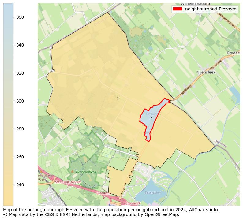 Image of the neighbourhood Eesveen at the map. This image is used as introduction to this page. This page shows a lot of information about the population in the neighbourhood Eesveen (such as the distribution by age groups of the residents, the composition of households, whether inhabitants are natives or Dutch with an immigration background, data about the houses (numbers, types, price development, use, type of property, ...) and more (car ownership, energy consumption, ...) based on open data from the Dutch Central Bureau of Statistics and various other sources!